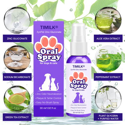 Timilk® ZynPet Zinc-Gluconate Oral Spray 🔥
