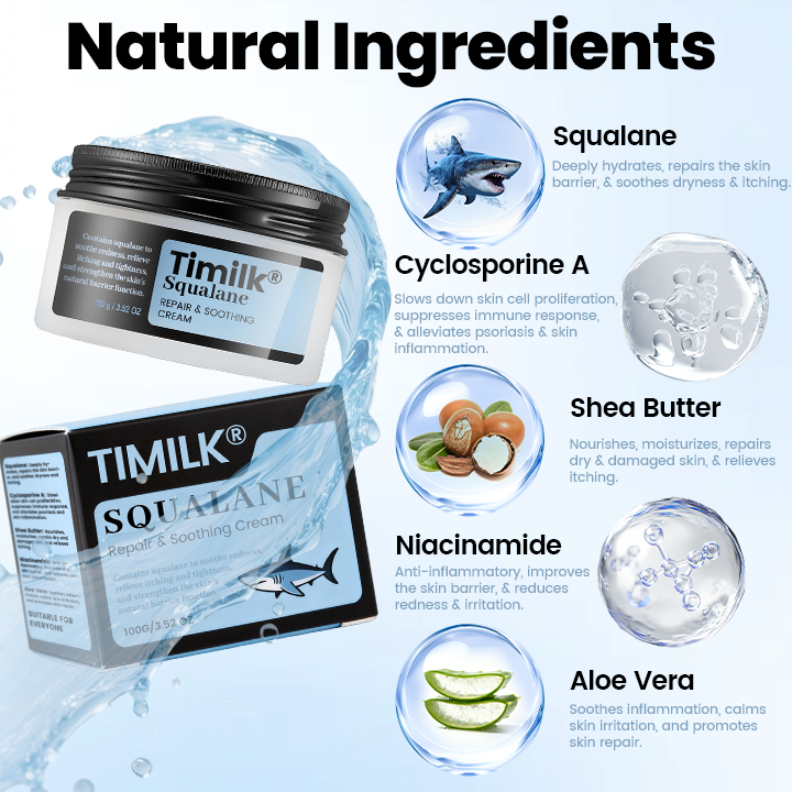 Timilk® Squalane Repair & Soothing Cream 🔥