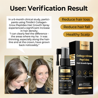 Timilk® CollagenGrow Peptides Hair Growth Spray
