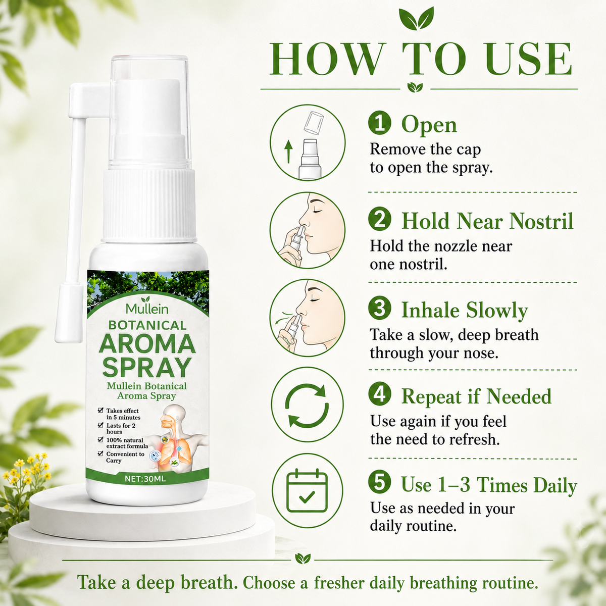 Mullein Botanical Aroma Spray