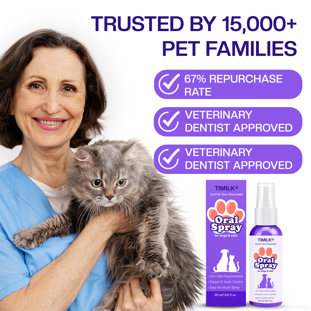 Timilk® ZynPet Zinc-Gluconate Oral Spray 🔥