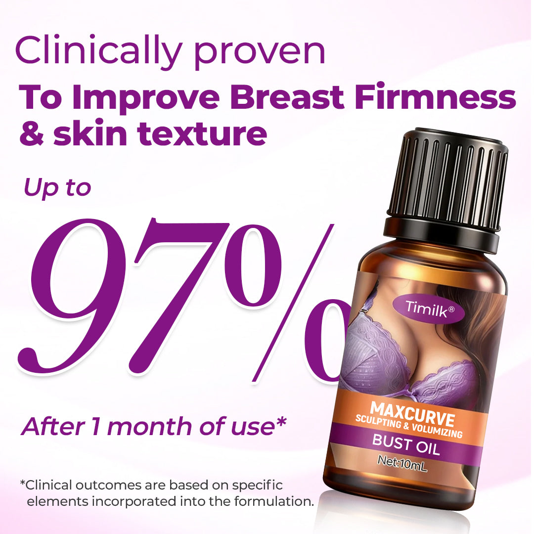 Timilk® MaxCurve Sculpting & Volumizing Bust Oil⚡⏱️Get Visible Lift & Fuller Curves in Just 21 Days